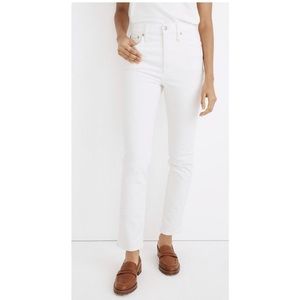 Madewell Perfect Vintage Jeans in Tile White Size 28